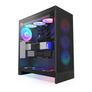 Kasë Nzxt H7 Flow RGB, e zezë, Midi Tower 6