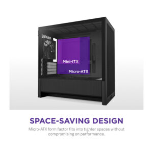 Kasë NZXT H3 Flow CC-H31FB-01 -Zezë 8
