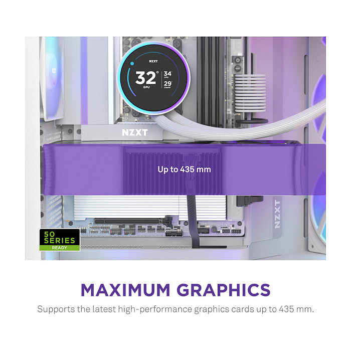 Kasë NZXT H9 Flow RGB CM-H92FW-R1 -Bardhë 5
