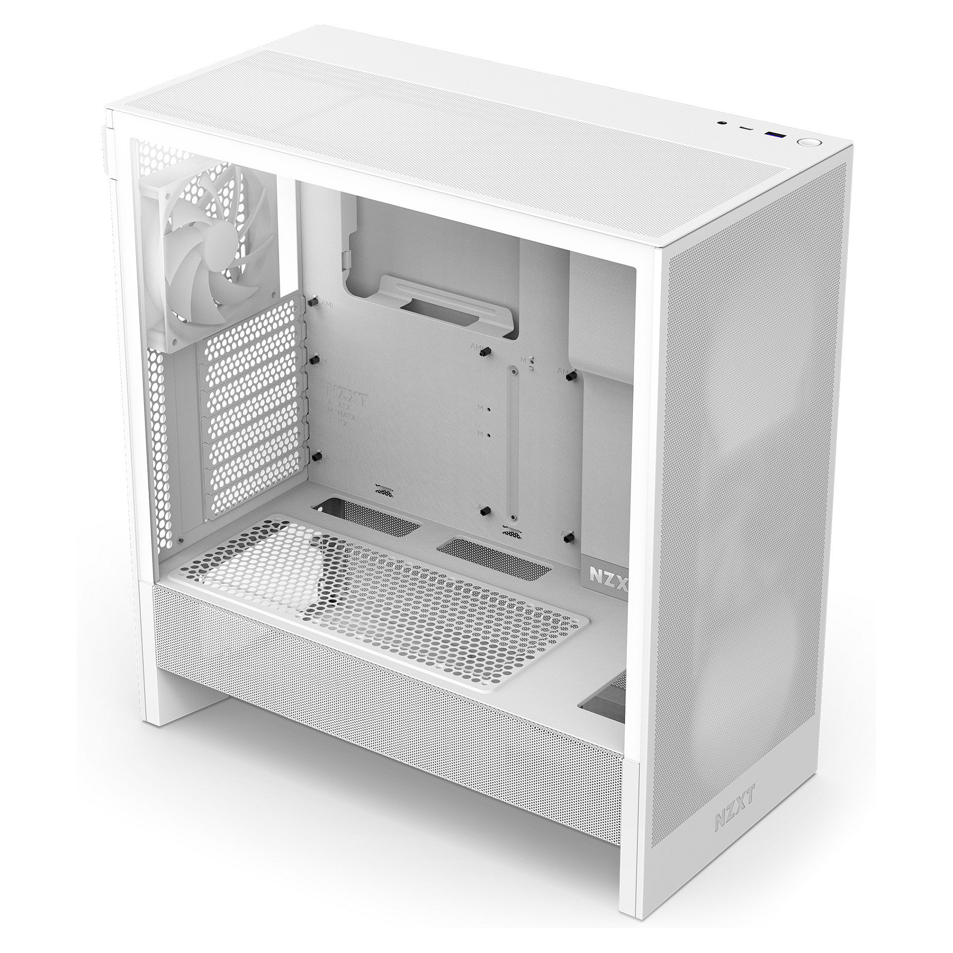 Kasë NZXT H5 Flow CC-H52FW-01 -Bardhë 2
