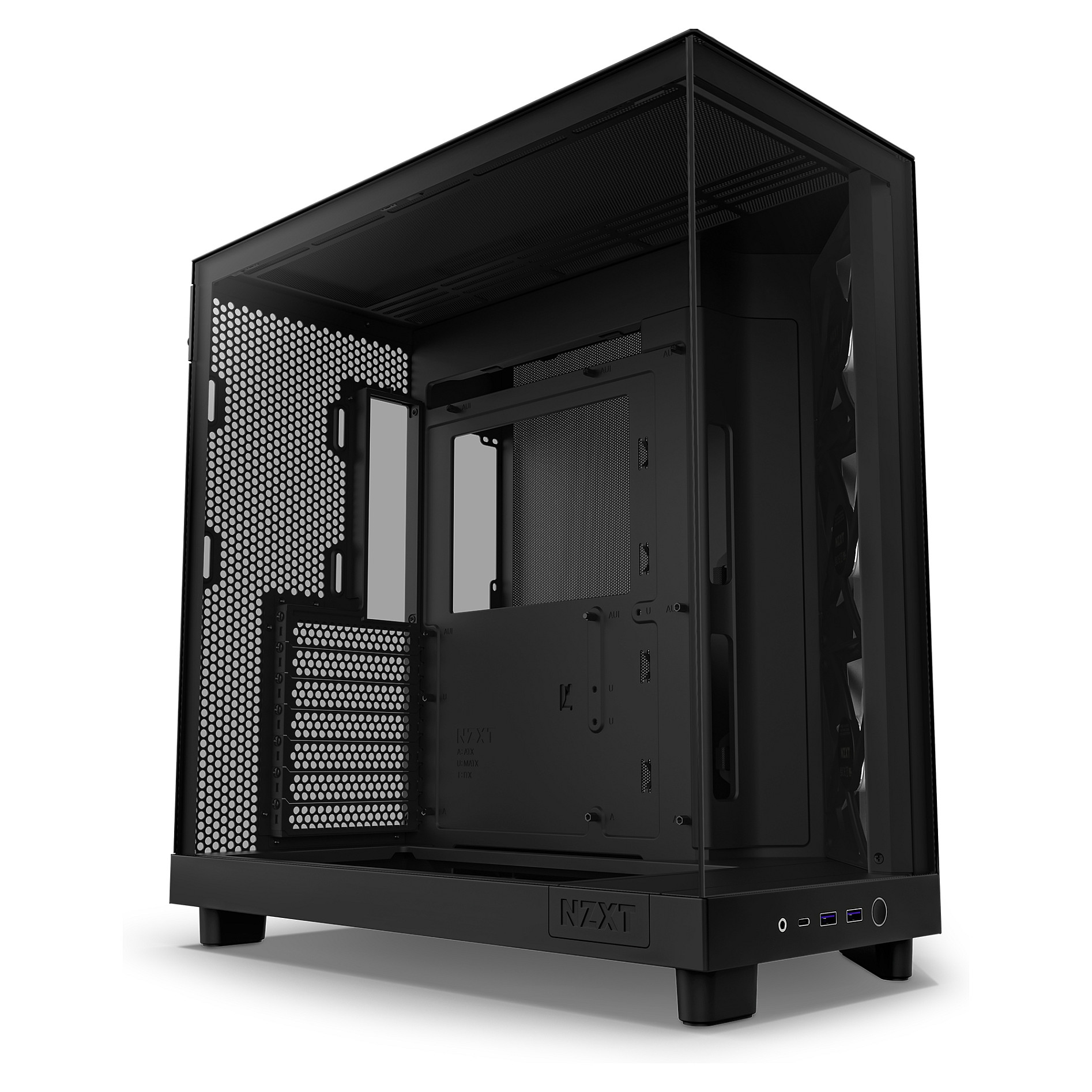 Kasë Nzxt H6 Flow, e zezë 2