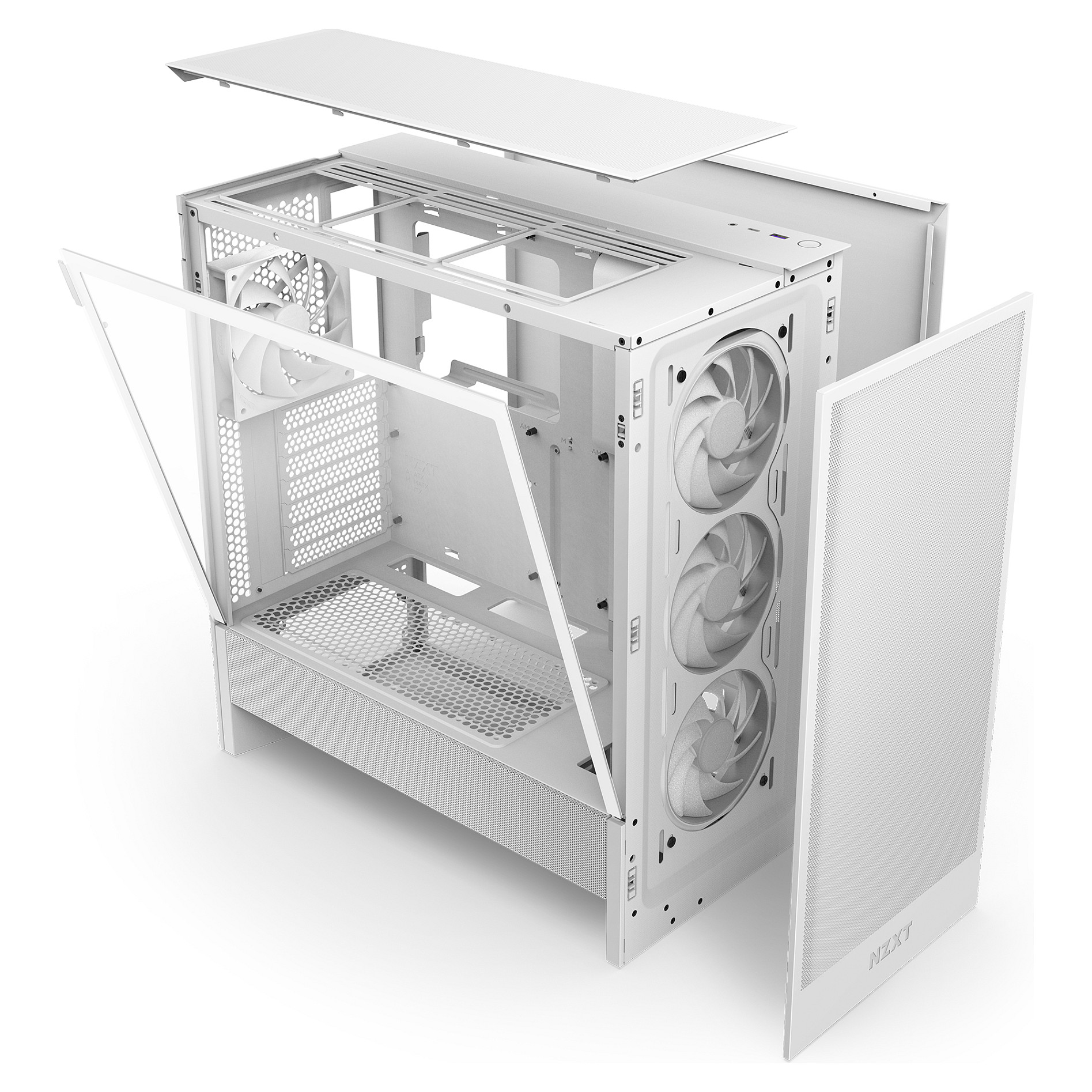 Kasë NZXT H5 Flow RGB CC-H52FW-R1 -Bardhë 3