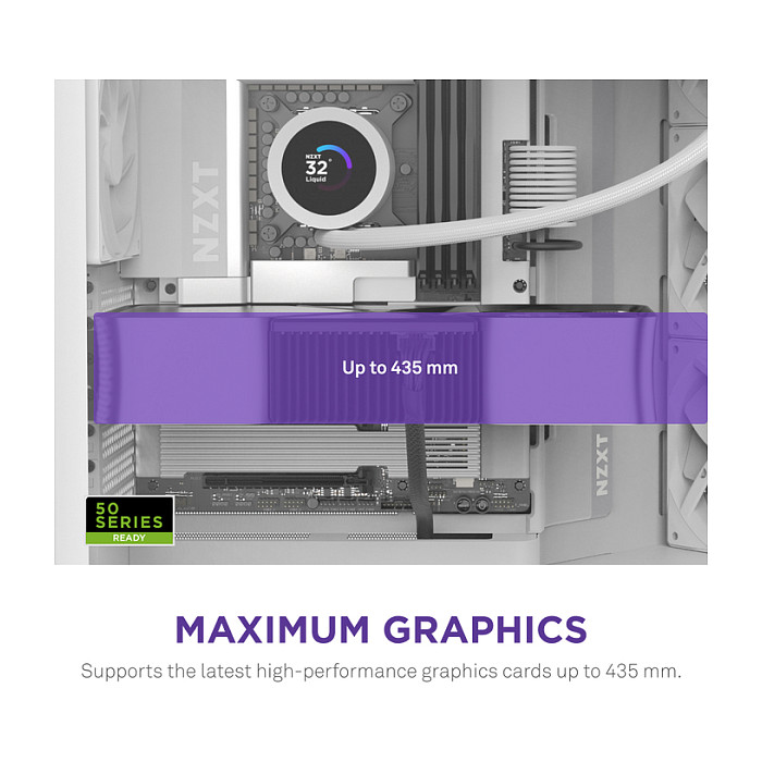 Kasë NZXT H9 Flow TG CM-H92FW-01 -Bardhë - Figura 5