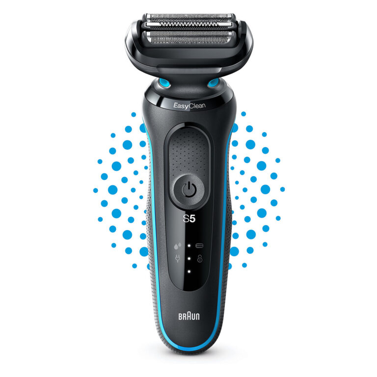 Makinë e rrojës Braun Series 5 51-M1000s me 3 tehe fleksibile –Zezë/Blu