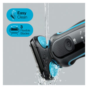 Makinë e rrojës Braun Series 5 51-M1000s me 3 tehe fleksibile –Zezë/Blu 8