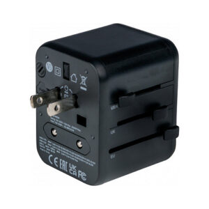 Adapter Verbatim Universal Travel Adapter UTA‑02 / USB‑A / USB‑C 8