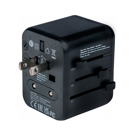 Adapter Verbatim Universal Travel Adapter UTA-01 / 2x USB-A