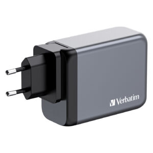Adapter Verbatim GNC-200 GaN Charger 4-Port / 200W / USB-A/C / EU-UK-US 8