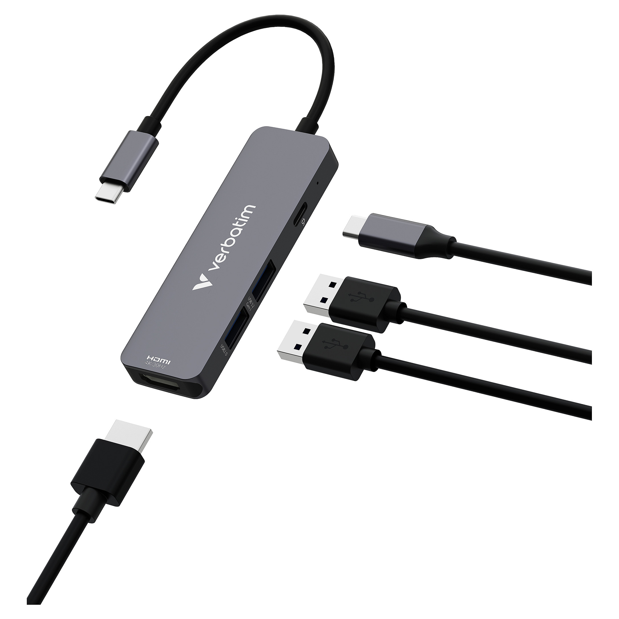 HUB Verbatim Essentials Multiport / USB-C / 4-Port 2
