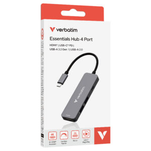 HUB Verbatim Essentials Multiport / USB-C / 4-Port 8