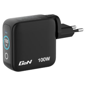 Adapter Verbatim Mini GaN 100W / 3 Port / USB-C + USB-A / Display / EU-UK-US 8