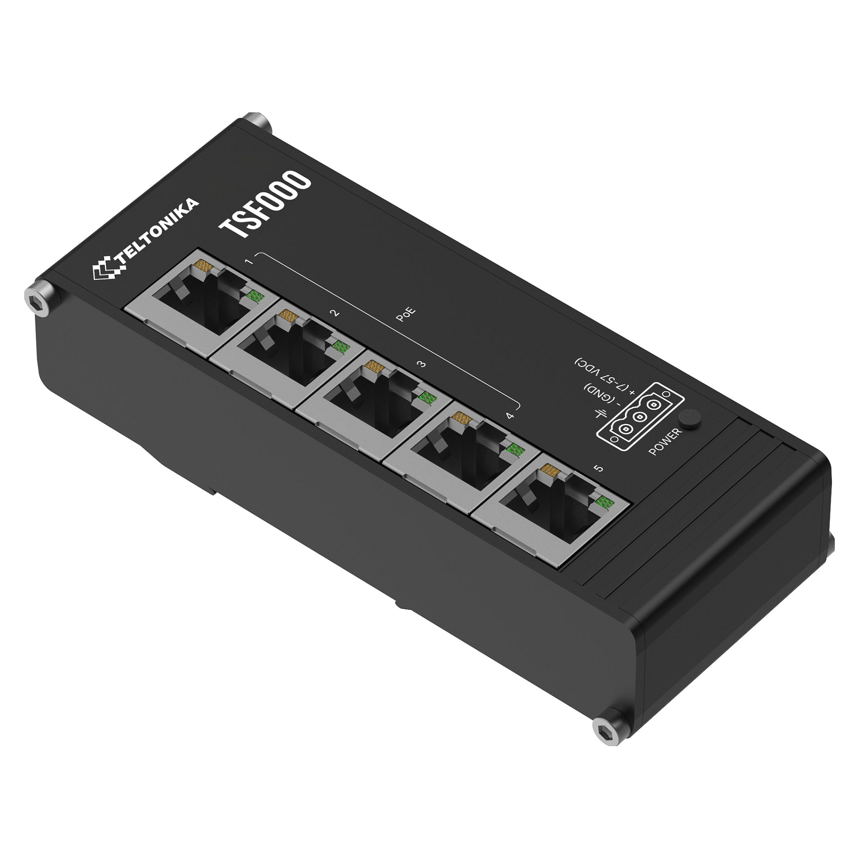 Switch Teltonika TSF000 / Unmanaged / 5xFast Ethernet / PoE+ - Figura 2