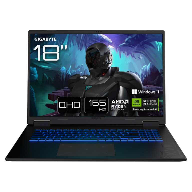 Laptop Gigabyte Gaming A18 / Ryzen 7 260 / 32GB DDR5 / 1TB / 18" WQXGA IPS 165Hz / RTX 5060 8GB - Zezë