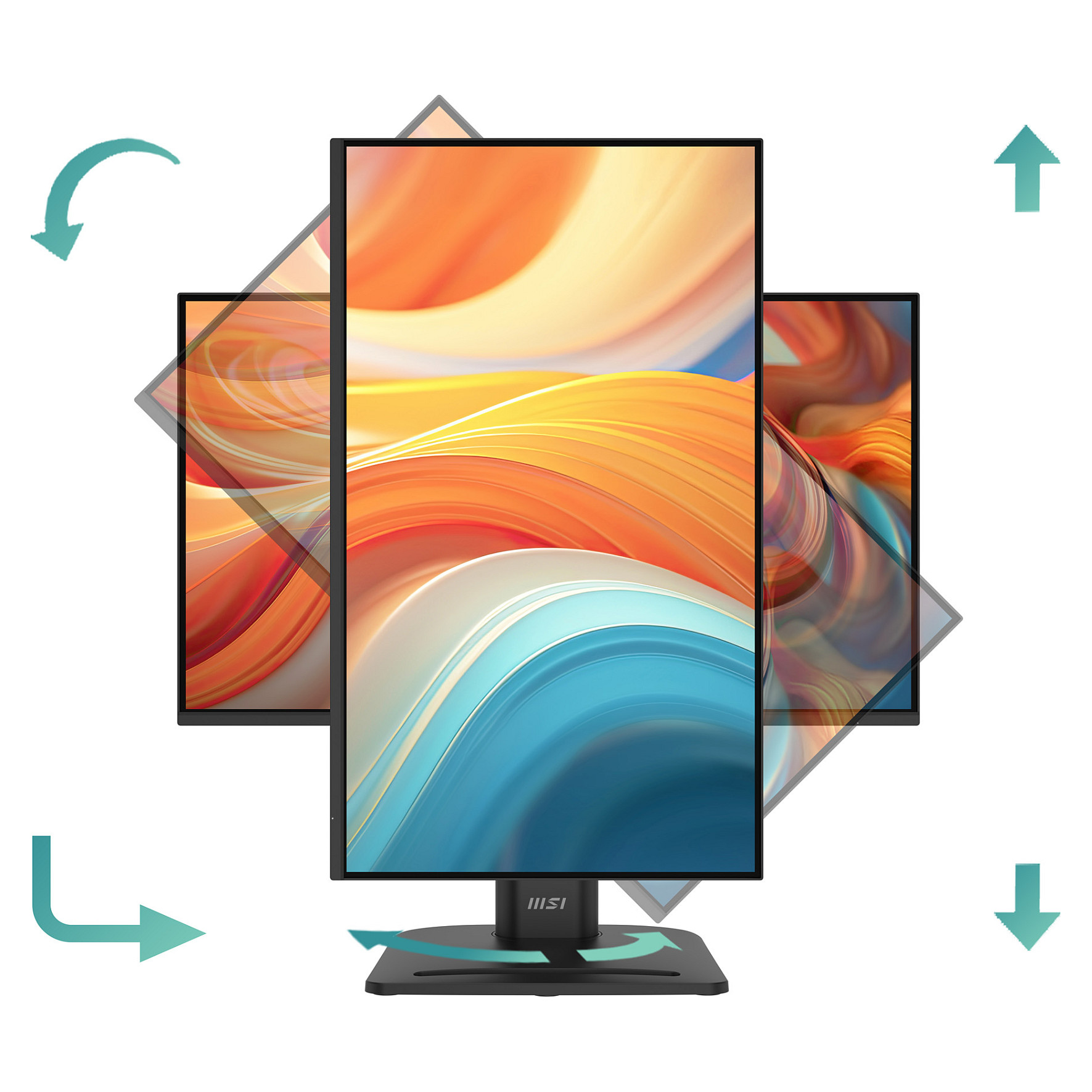 Monitor MSI PRO MP245PHG E14 / 23.8"/ Full HD IPS LCD / 144Hz / 1ms / HDMI+DP - Zezë - Figura 4