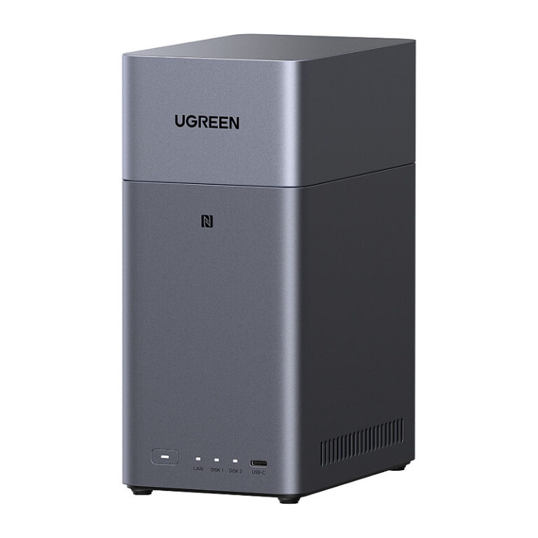 Server NAS UGREEN NASync DH2300 / 2-Bay / 60TB - Gri