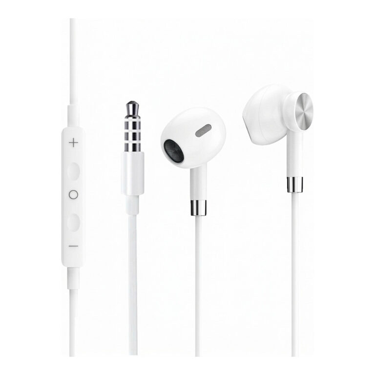 Kufje me kabllo Dawnkey Magnetic In-Ear 3.5mm Jack - Bardhë