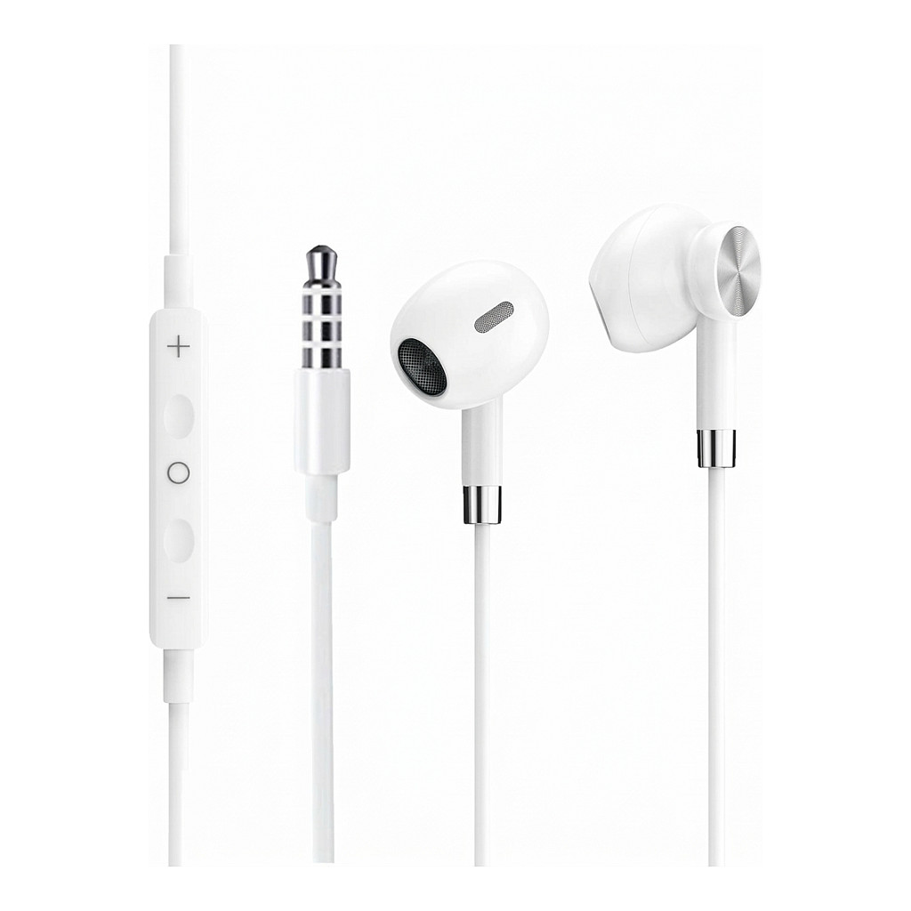 Kufje me kabllo Dawnkey Magnetic In-Ear 3.5mm Jack - Bardhë