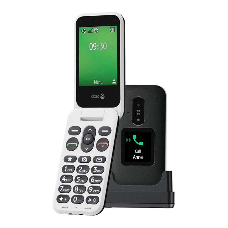 Telefon i thjeshtë Doro Leva E30 LTE - Zezë / Bardhë