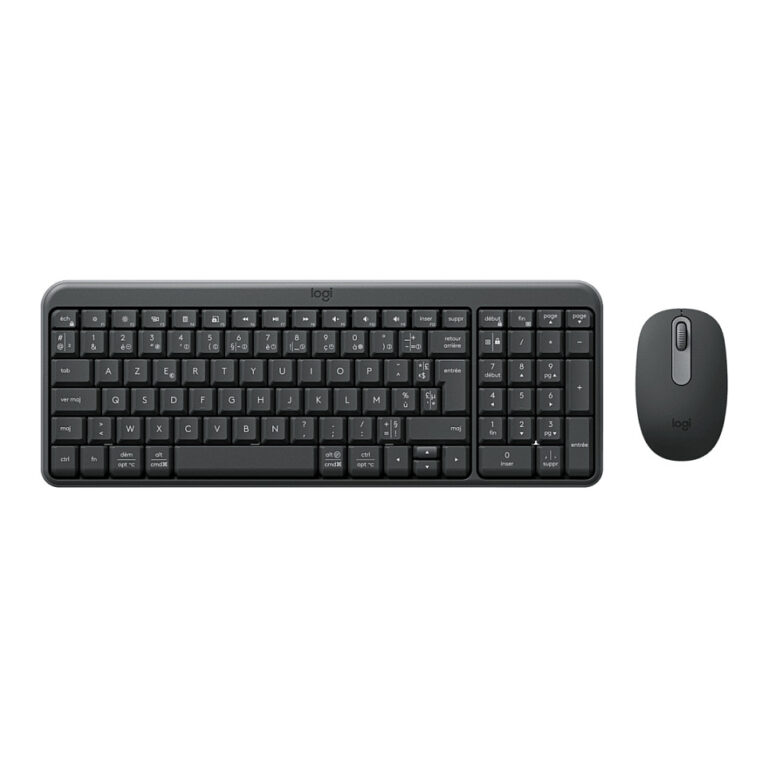Combo (Tastierë & Maus) Logitech MK250 / Wireless / AZERTY / French Language - Grafit