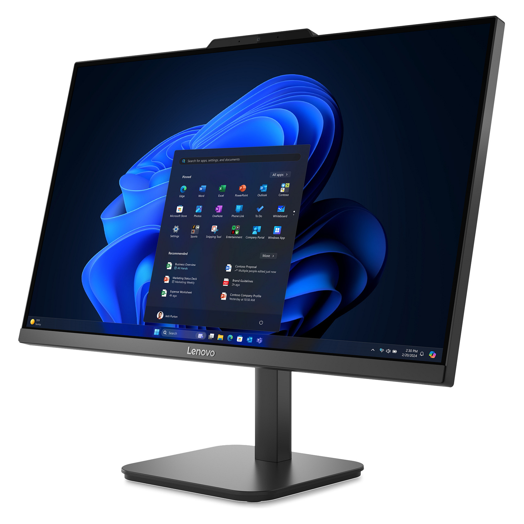 AIO Lenovo ThinkCentre V100 / i3-N305 / 16GB DDR4 / 256GB / 23.8″ Full HD IPS / Intel UHD Graphics – Gri 5