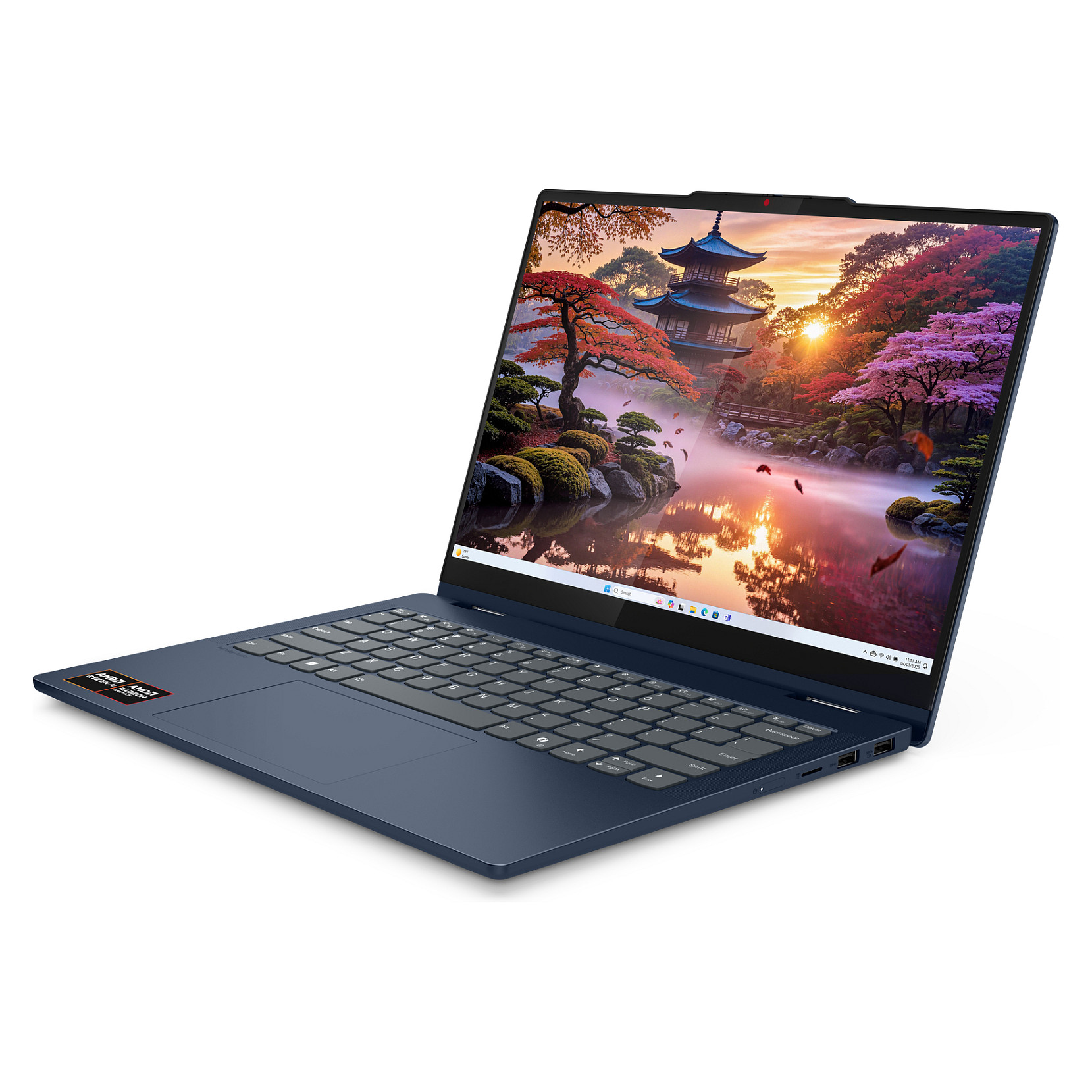 Laptop Lenovo IdeaPad 5 2-in-1 / RYZ AI 7 350 / 16GB LPDDR5x / 1TB / 14″ WUXGA OLED Touch 60Hz / AMD Radeon 860M – Blu e Errët 5