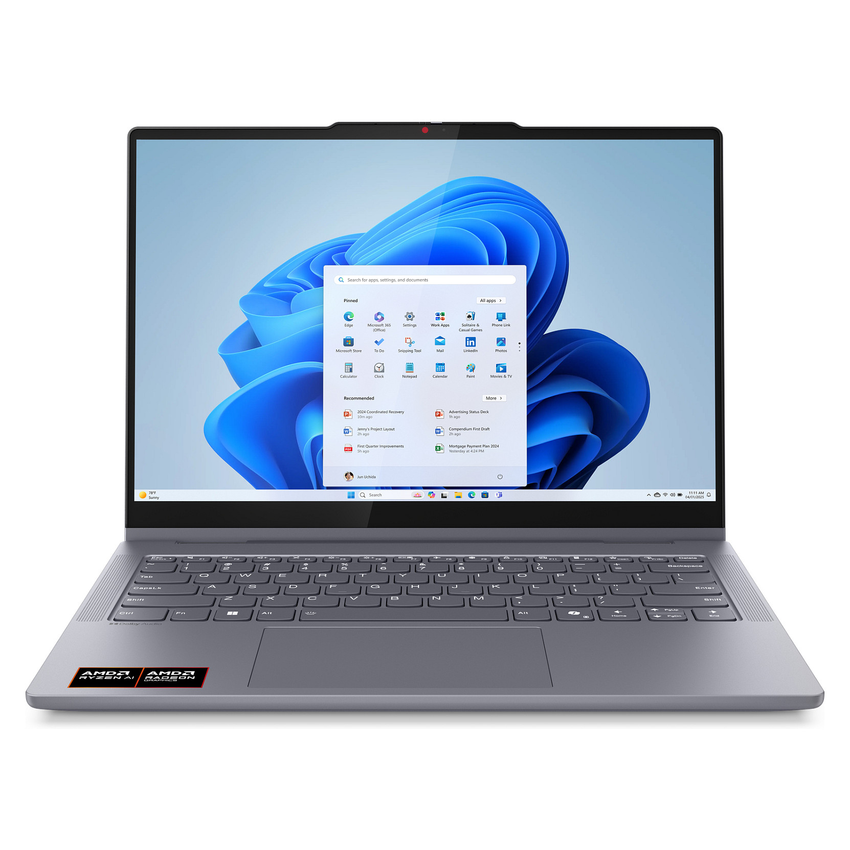 Laptop Lenovo IdeaPad 5 2-in-1/ RYZ AI 5 340 / 16GB LPDDR5x / 512GB / 14″ WUXGA IPS AG Touch 60Hz / AMD Radeon 840M – Gri