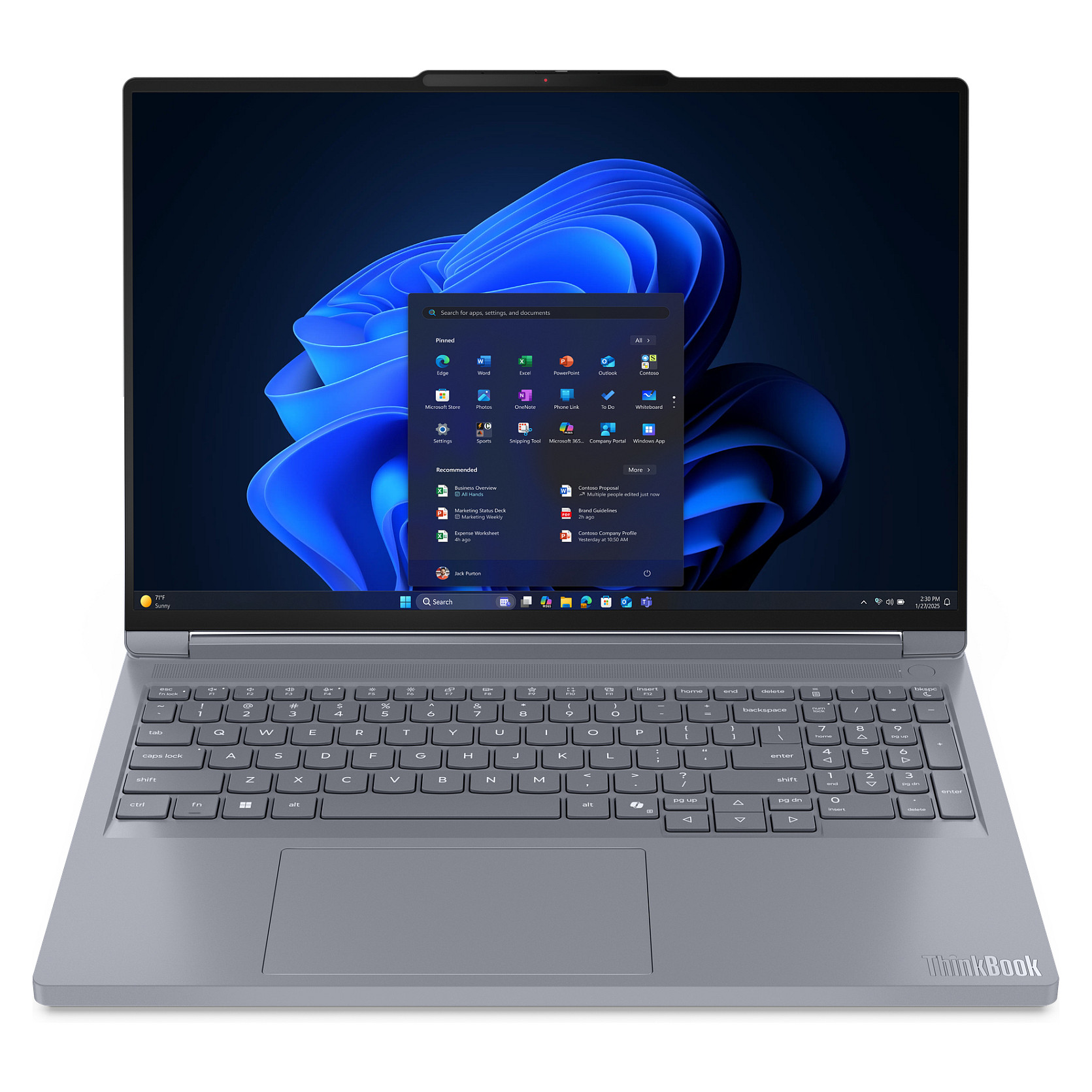Laptop Lenovo ThinkBook 16p G6 / RYZ9 8940HX / 32GB DDR5 / 1TB / 16″ WQXGA IPS AG 240Hz / RTX5060 8GB – Gri