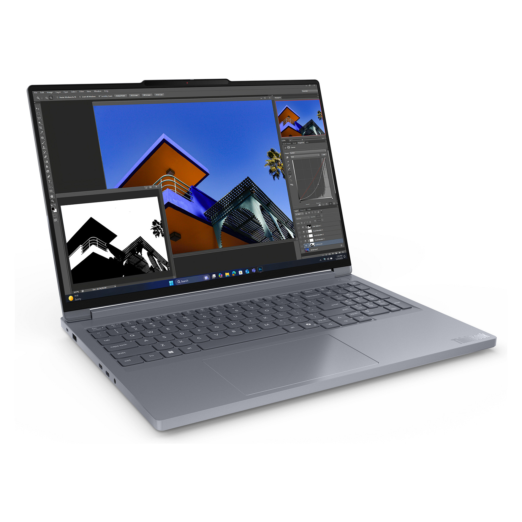 Laptop Lenovo ThinkBook 16p G6 / RYZ9 8940HX / 32GB DDR5 / 1TB / 16″ WQXGA IPS AG 240Hz / RTX5060 8GB – Gri 2