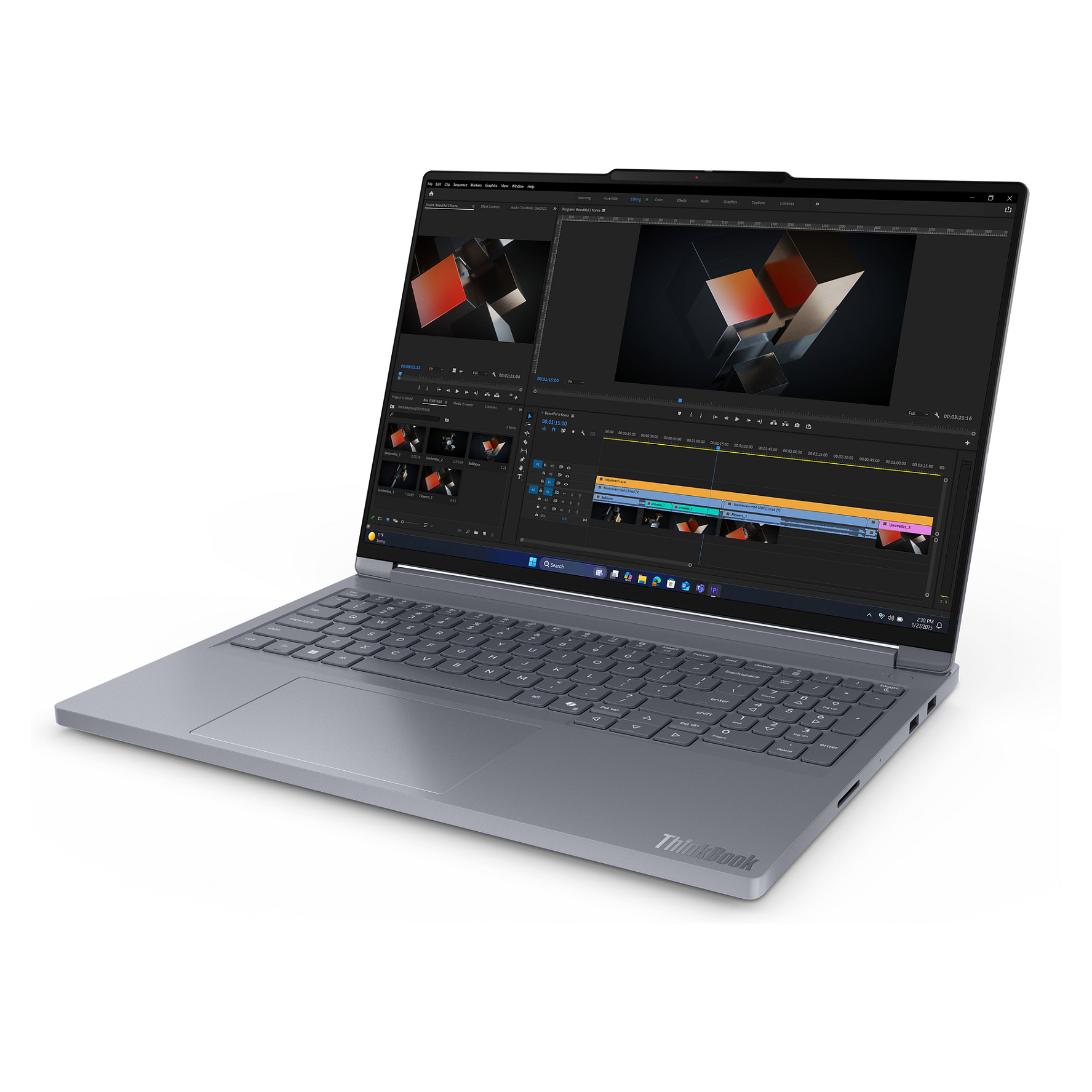Laptop Lenovo ThinkBook 16p G6 / RYZ9 8940HX / 32GB DDR5 / 1TB / 16″ WQXGA IPS AG 240Hz / RTX5060 8GB – Gri 3