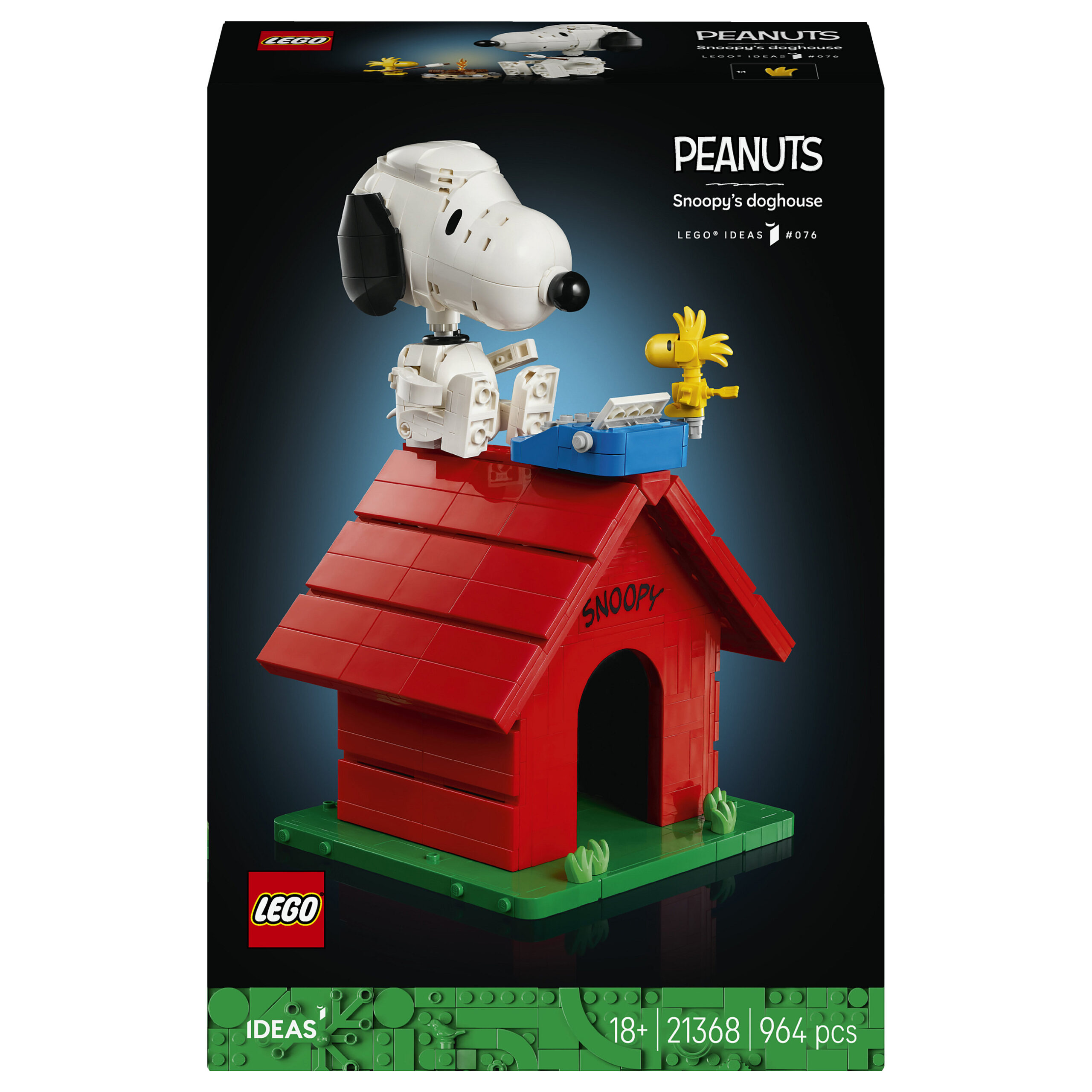 LEGO Ideas Peanuts: Snoopy’s Doghouse 21368
