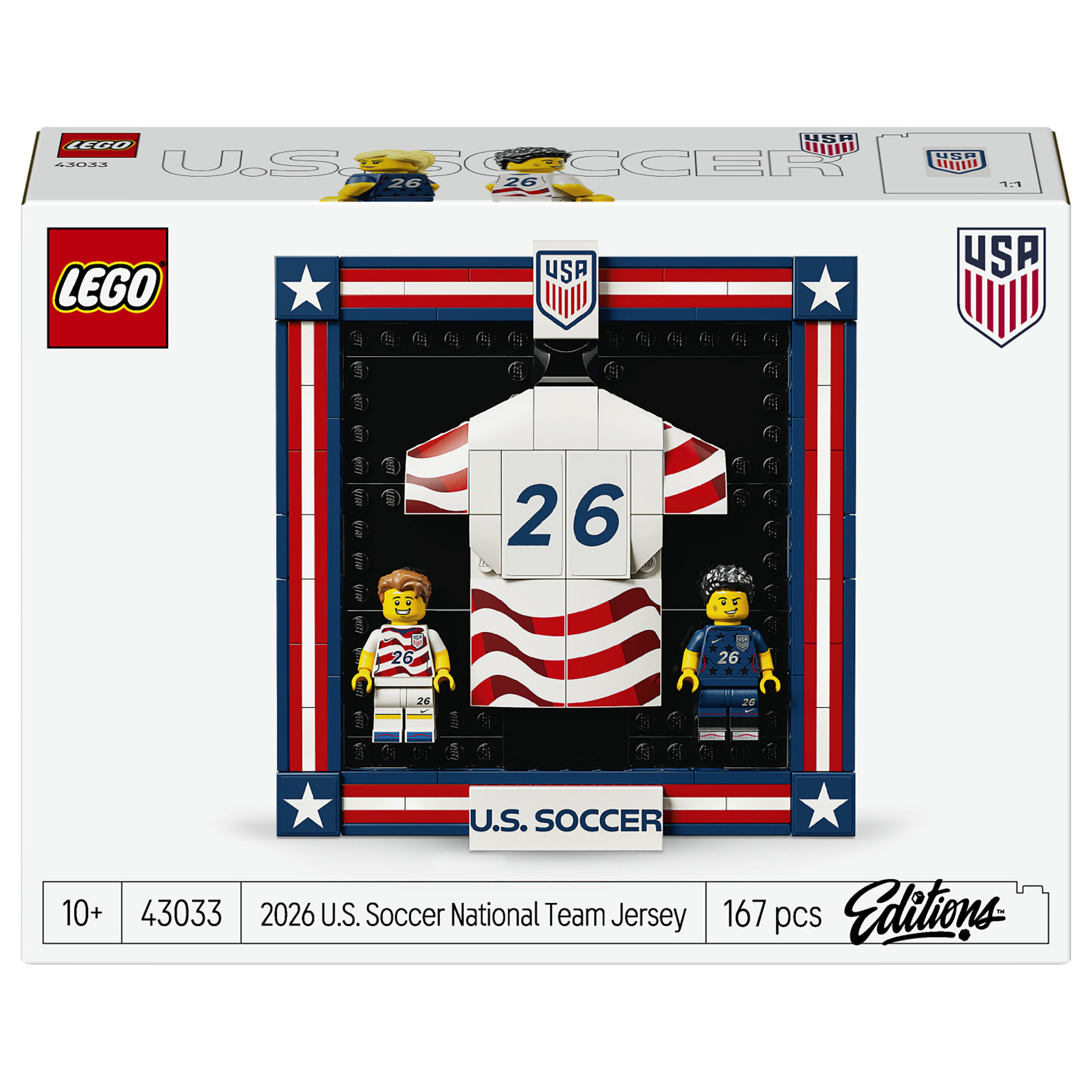 LEGO U.S. Soccer National Team Jersey 43033