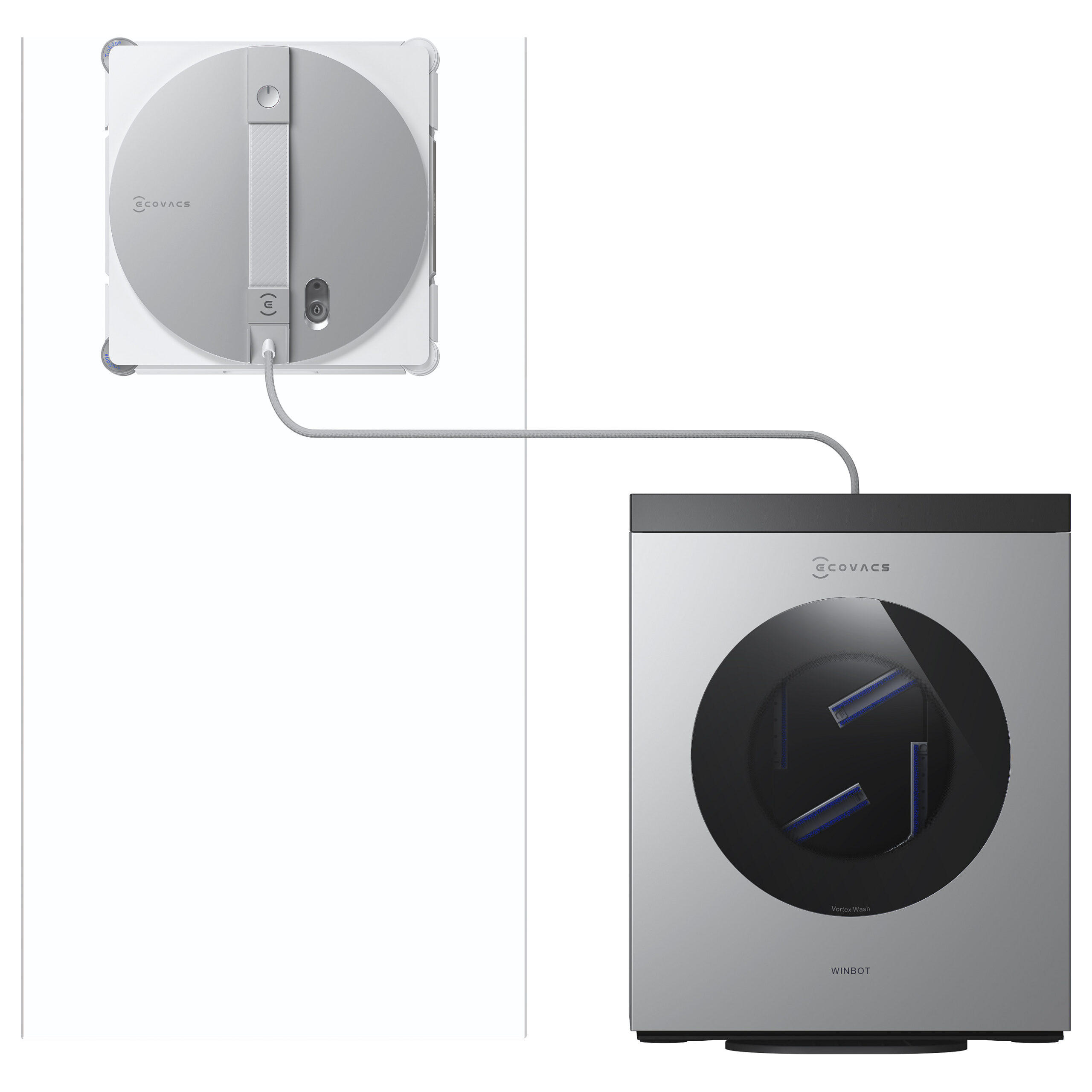 Fshesë robotike për pastrimin e dritareve Ecovacs Winbot W3 OMNI - Figura 2