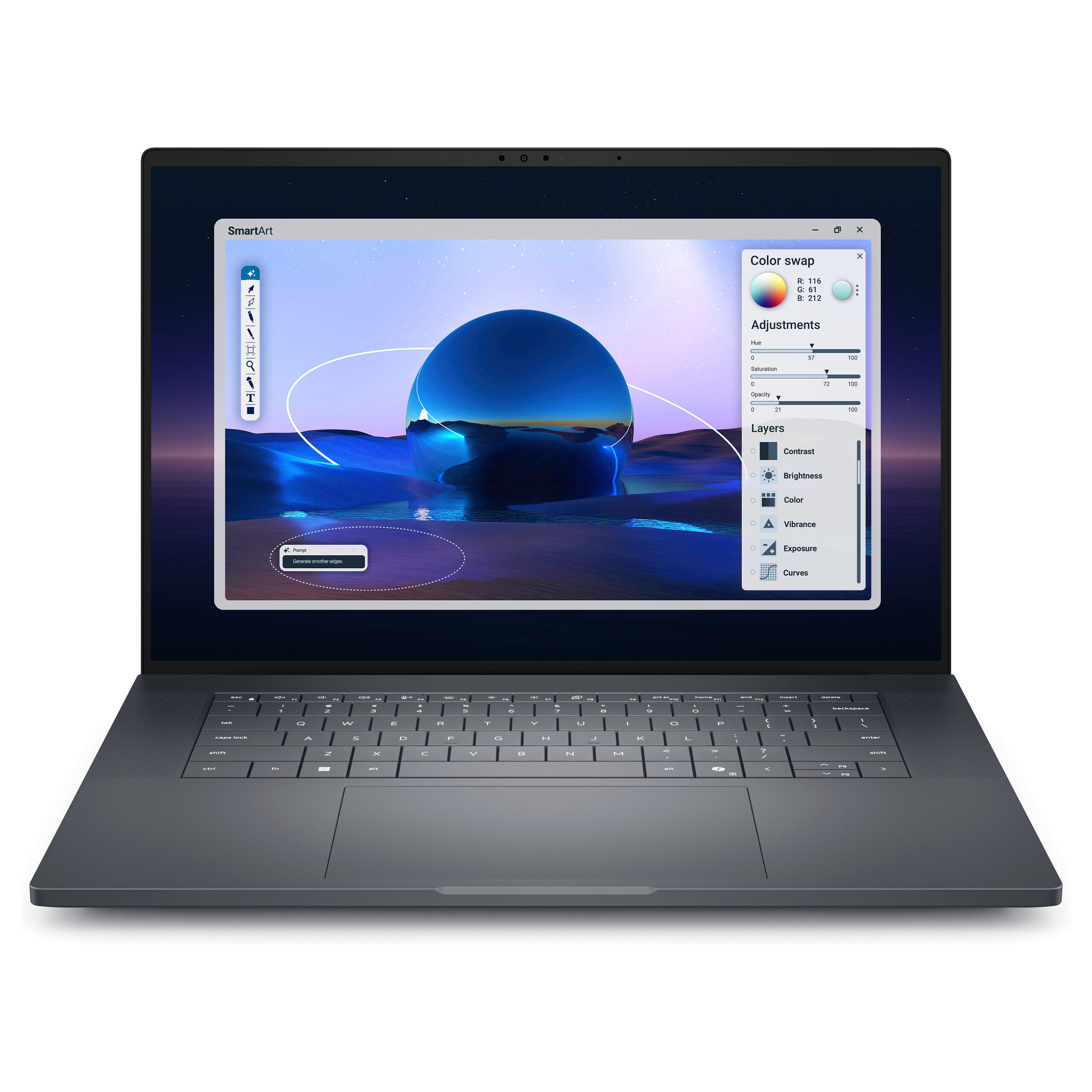 Laptop Dell Pro Max 16 Premium / Ultra 7 265H / 32GB LPDDR5x / 1TB / 16″ Full HD+ WVA AG 120Hz / RTX PRO 1000 8GB – Zezë