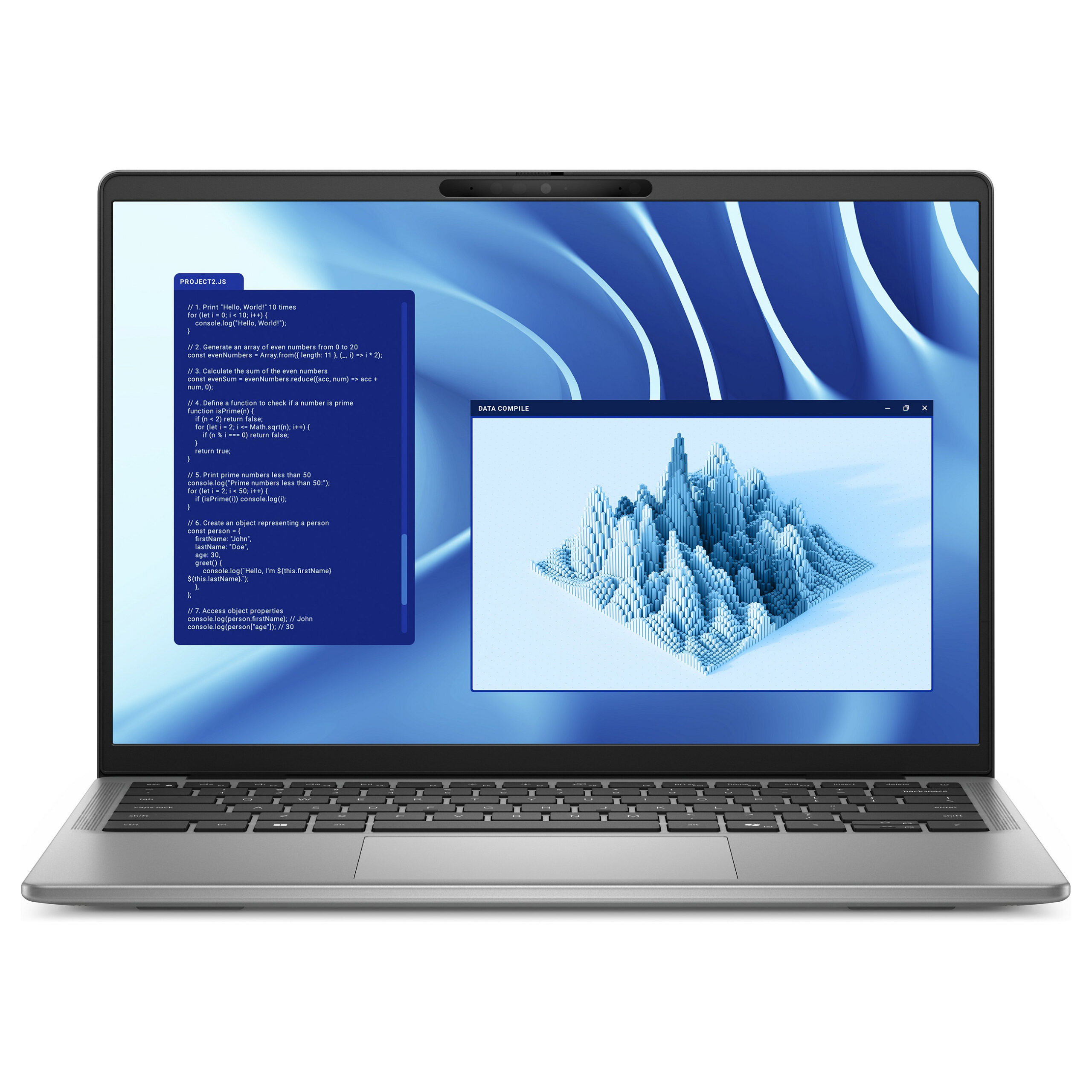 Laptop Dell Latitude 7455 / Qualcomm Snapdragon XElite12C / 32GB LPDDR5x / 1TB / 14″ Quad HD+ IPS Touch AG 60Hz / Qualcomm Adreno GPU – Gri 2