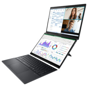 Laptop ASUS Zenbook Duo UX8406CA-QL194W / Ultra 9-285H / 32GB LPDDR5x / 1TB / 14″ WUXGA OLED Touch 60Hz / Intel Arc 140T – Gri 8