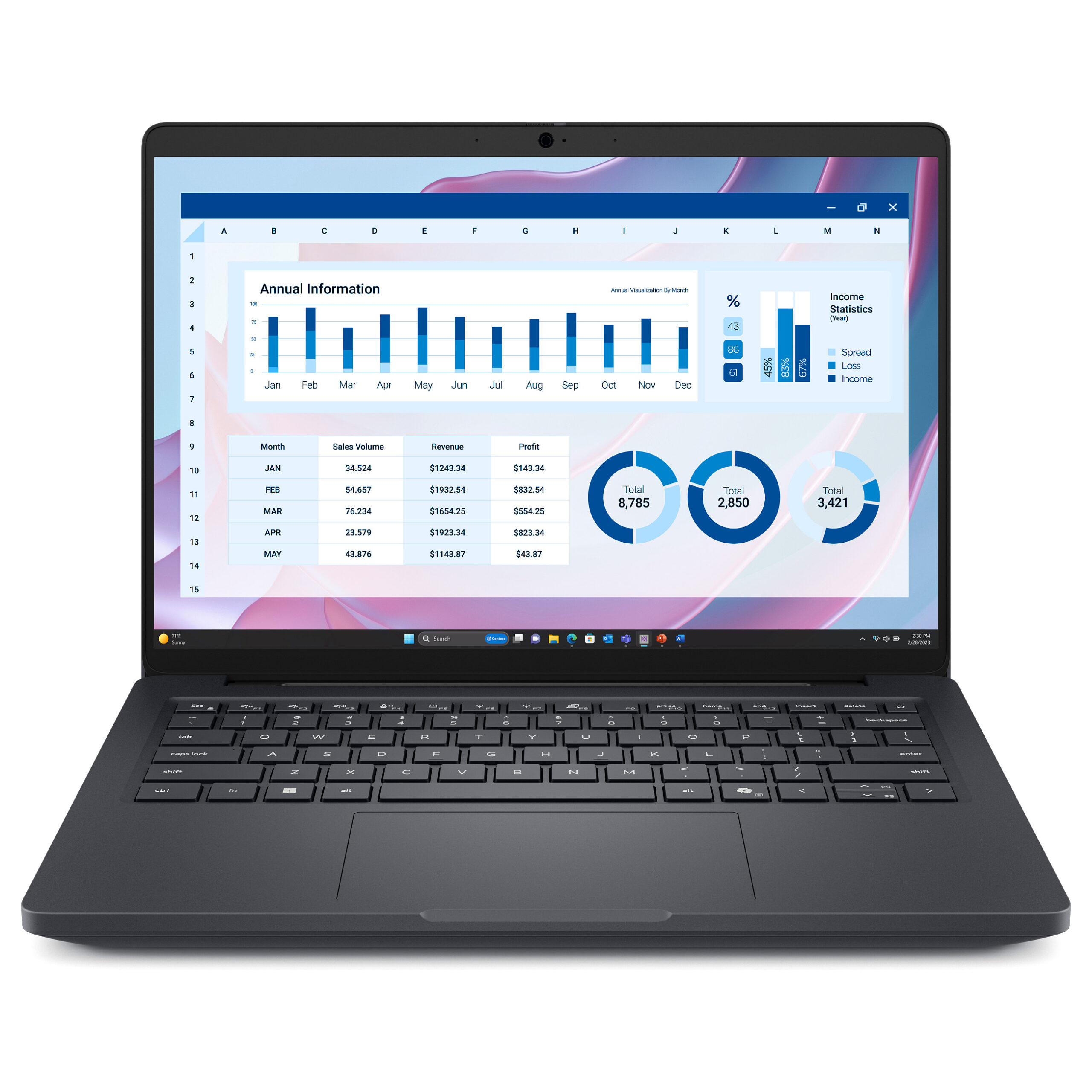 Laptop DELL Pro Max 14 / RYZ AI 7 PRO / 32GB LPDDR5x / 1TB / 14" Full HD+ WVA AG 60Hz / AMD Radeon 860M - Zezë