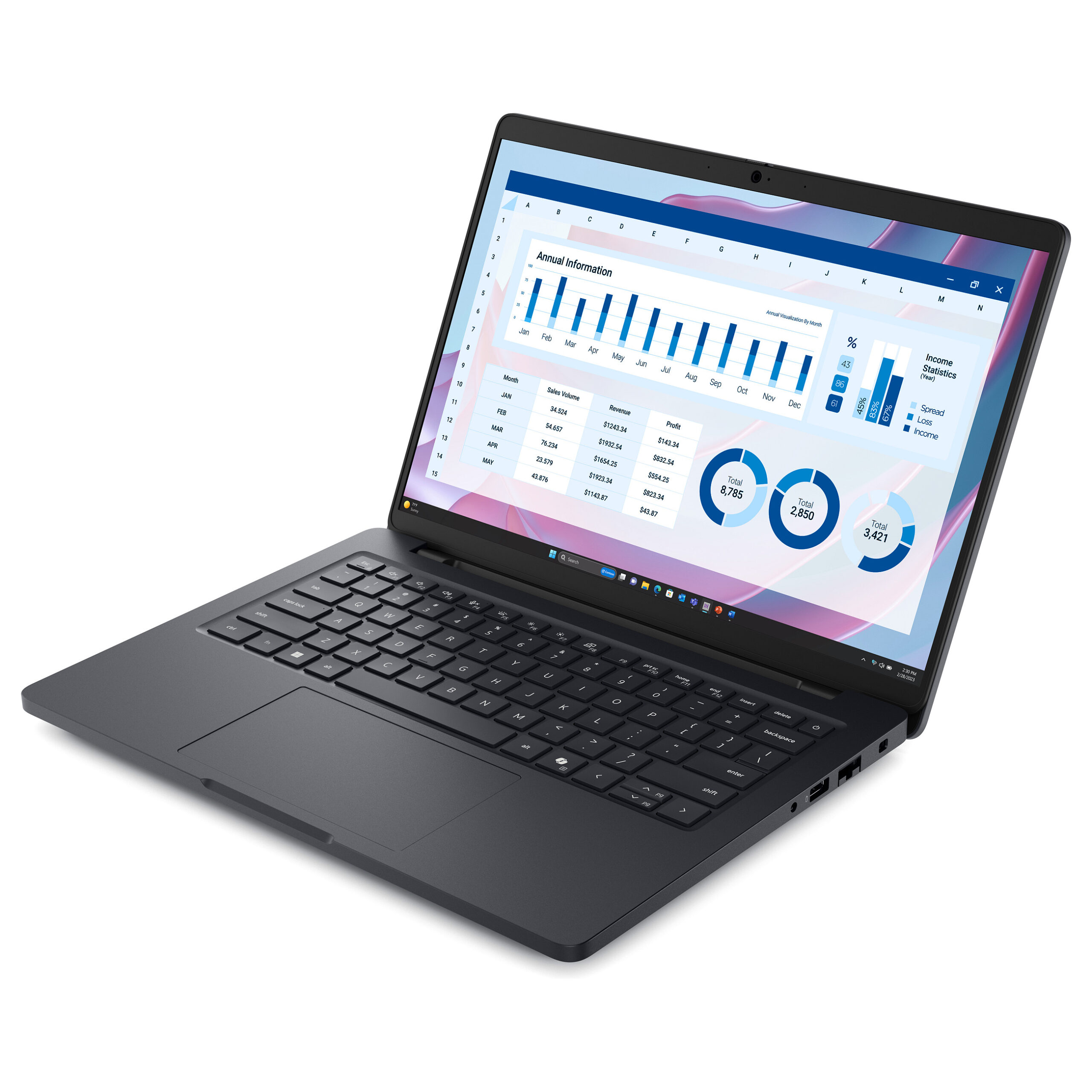 Laptop DELL Pro Max 14 / RYZ AI 7 PRO / 32GB LPDDR5x / 1TB / 14" Full HD+ WVA AG 60Hz / AMD Radeon 860M - Zezë - Figura 3