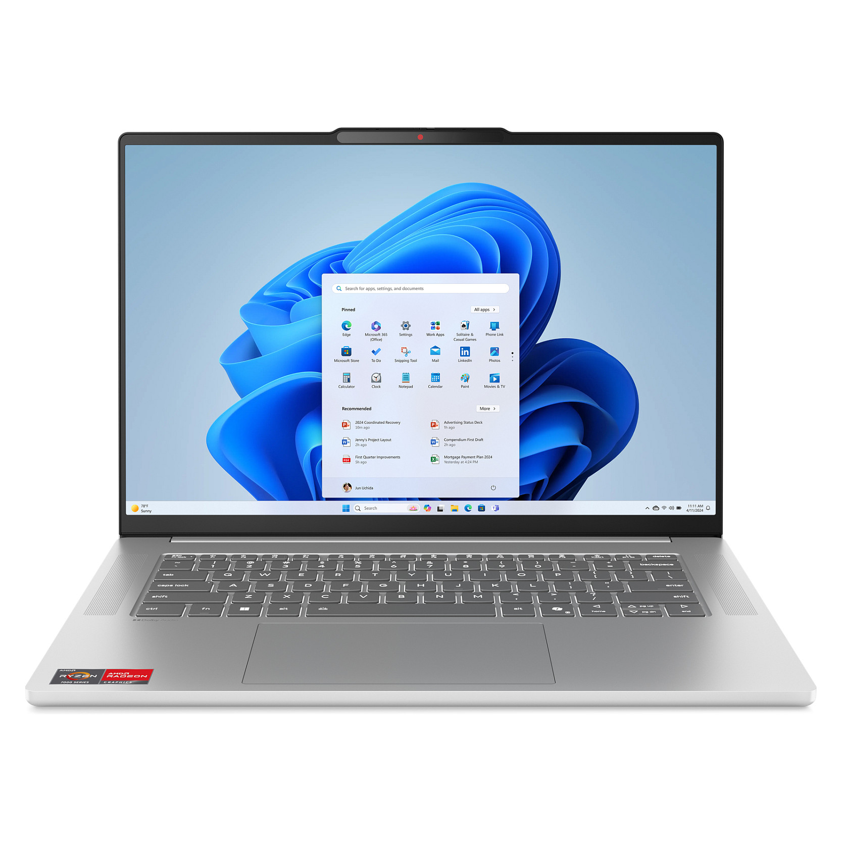 Laptop Lenovo IdeaPad 5 Slim / RYZ7 7735HS / 16GB LPDDR5x / 512GB / 15.1″ WQXGA OLED 165Hz / AMD Radeon 680M – Cloud Grey