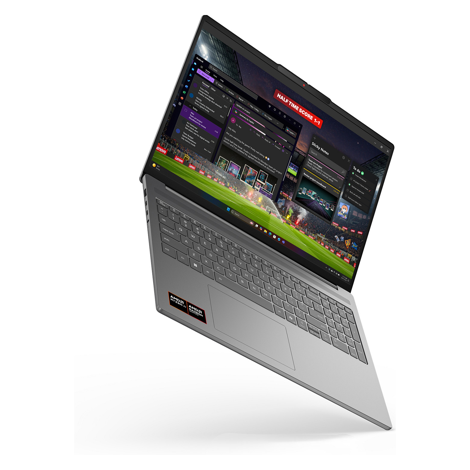 Laptop Lenovo IdeaPad Slim 5 16AGP11 / RYZ AI 5 430 / 16GB DDR5 / 1TB / 16″ WUXGA OLED 60Hz / AMD Radeon 840M – Gri 5