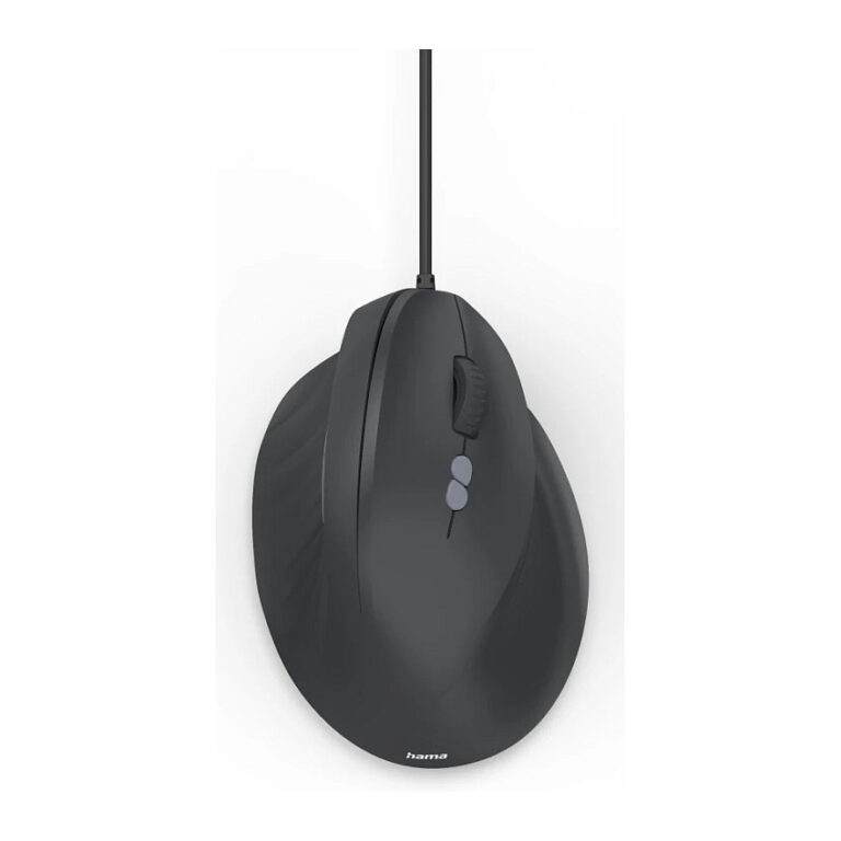 Maus me kabllo HAMA ECM-500R Ergonomic / 7 butona -Zezë