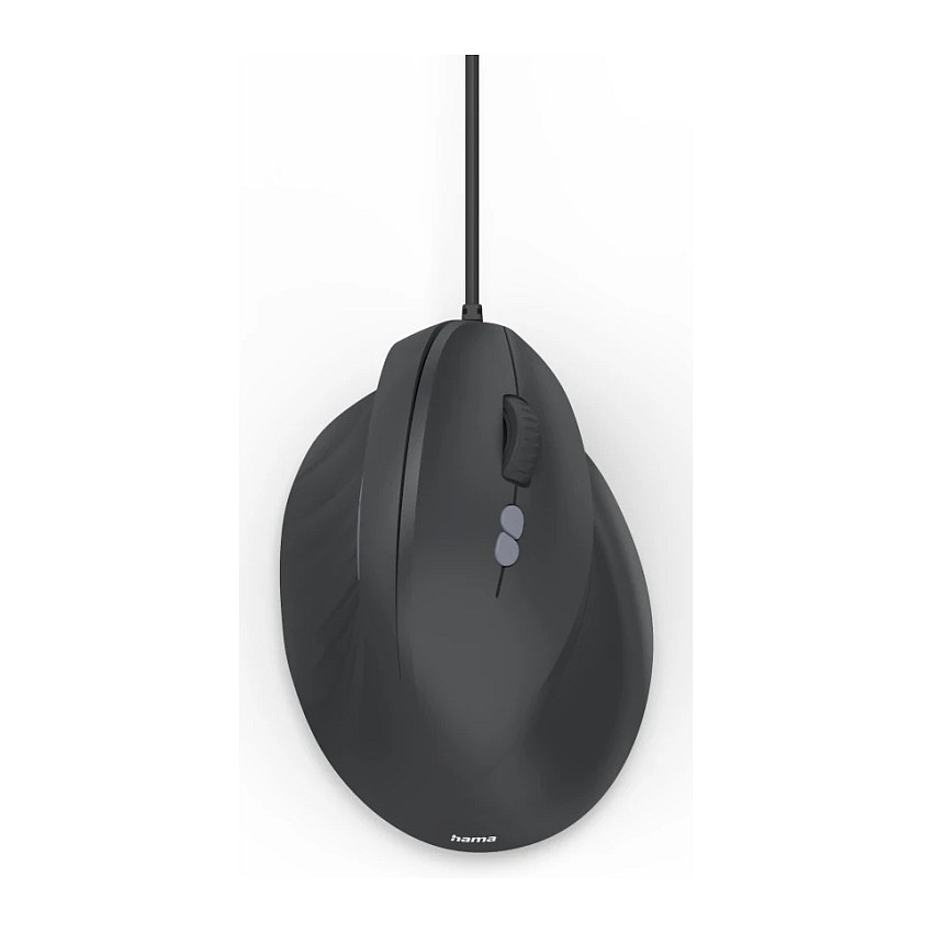 Maus me kabllo HAMA ECM-500R Ergonomic / 7 butona -Zezë