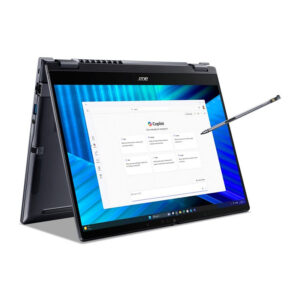 Laptop Acer TravelMate P4 Spin TMP414RN-55-TCO-58UA / Ultra 5 225U / 16GB DDR5 / 512GB / 14″ WUXGA IPS Touch / Intel Graphics – Blu 6