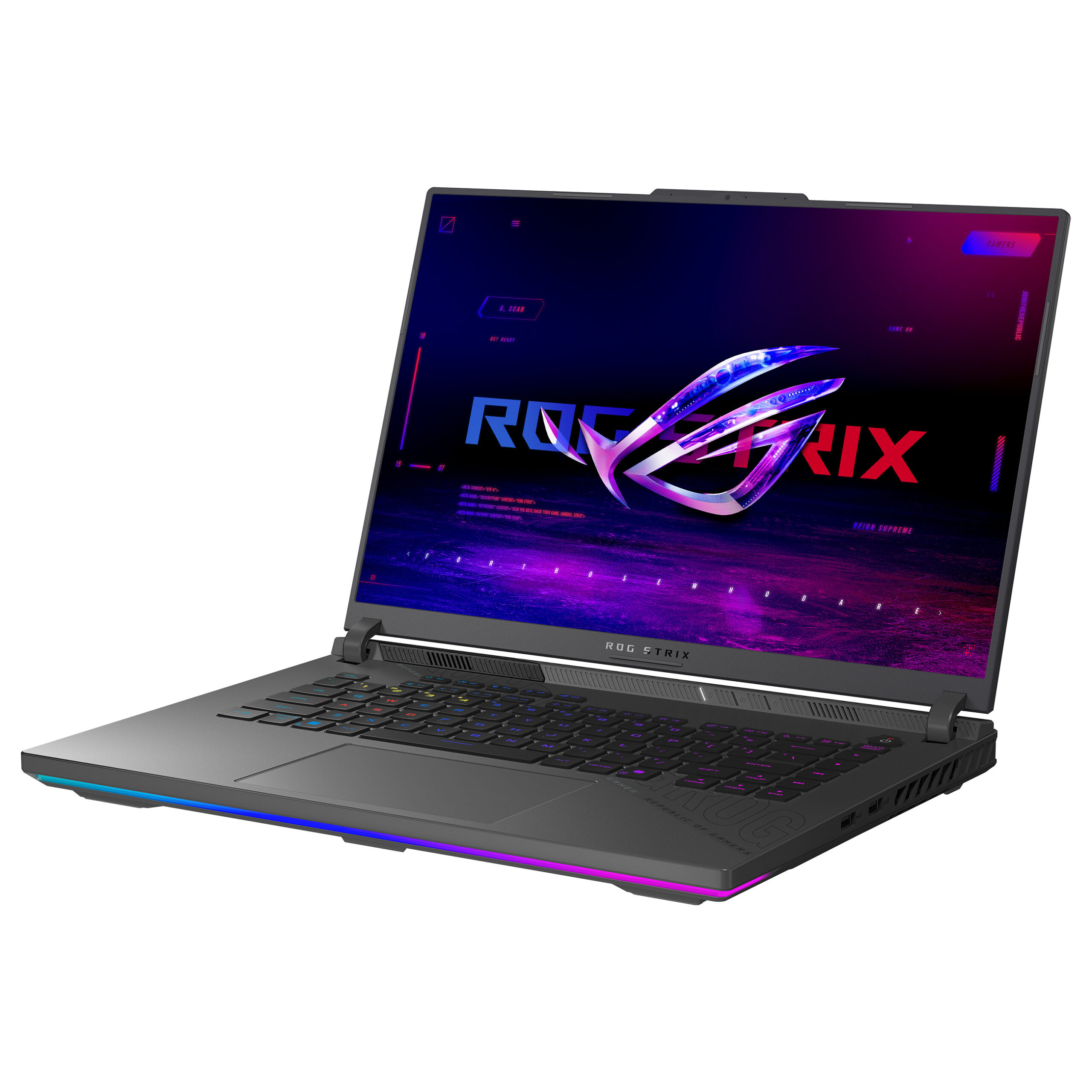 Laptop Gaming Asus ROG Strix G16 G614PP-RV114W / Ryzen 9 8940HX / 32GB DDR5 / 1TB / 16" WUXGA IPS-Level 165Hz / RTX 5070 8GB - Gri - Figura 2