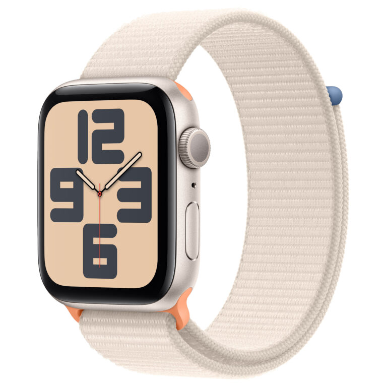 Apple Watch SE Starlight Aluminum Case With Starlight Sport Loop / 44mm / GPS - Beige