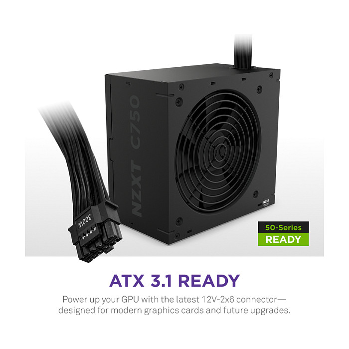 Furnizues Energjie NZXT C750 / 750W / ATX 3.1 / 80 PLUS Bronze - Figura 3