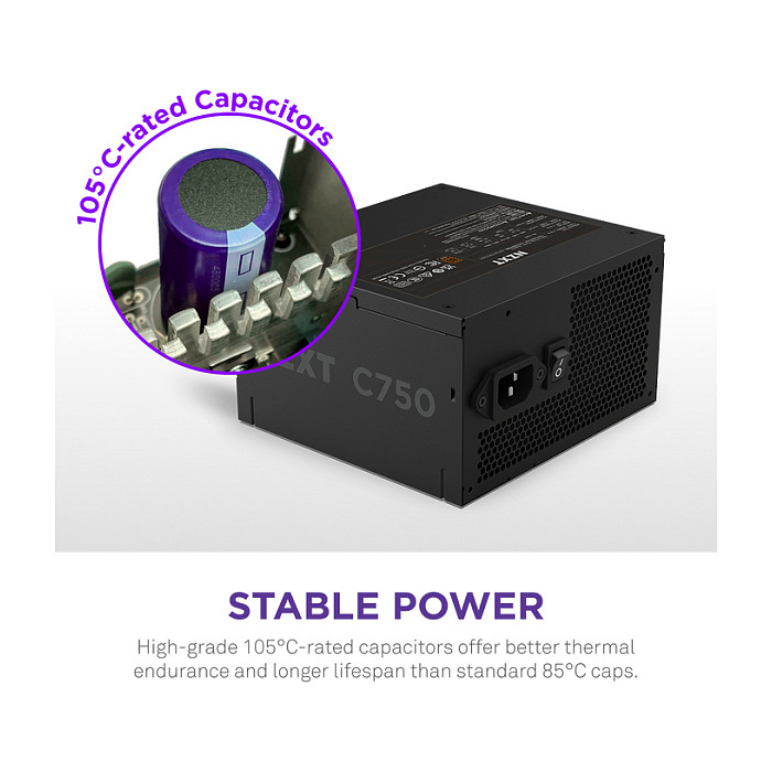 Furnizues Energjie NZXT C750 / 750W / ATX 3.1 / 80 PLUS Bronze - Figura 4