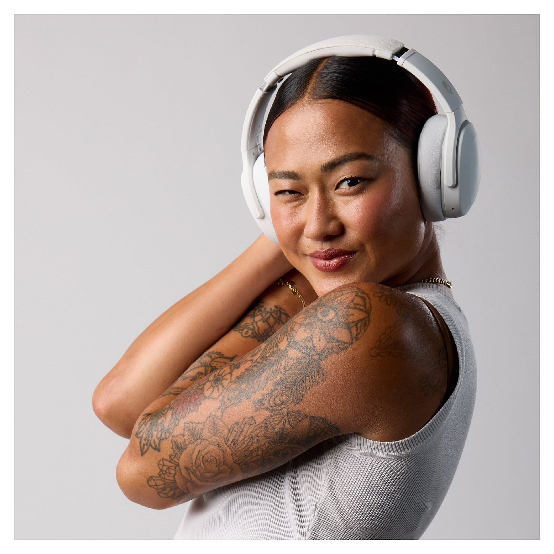 Kufje pa kabllo Skullcandy Crusher Evo – Bardhë 2