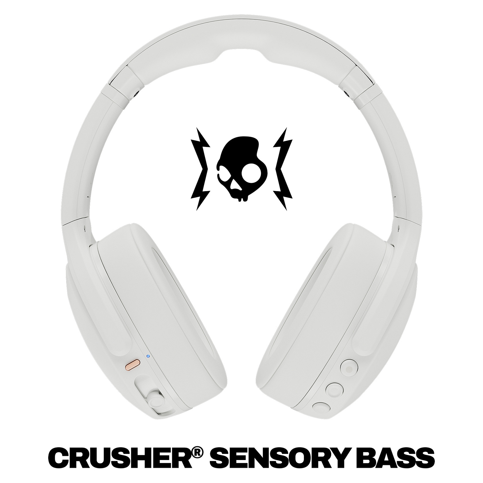 Kufje pa kabllo Skullcandy Crusher Evo – Bardhë 4