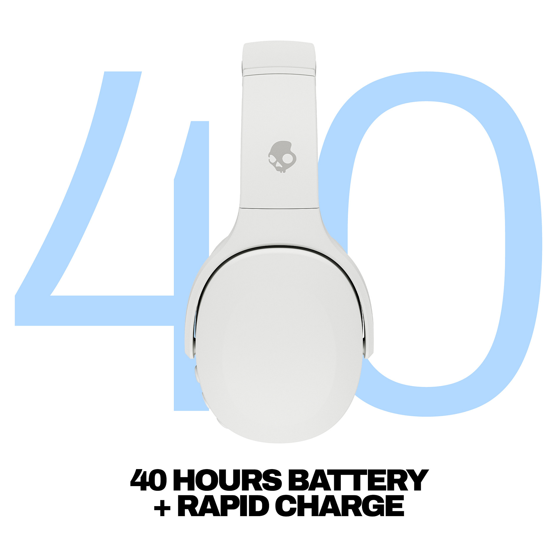Kufje pa kabllo Skullcandy Crusher Evo – Bardhë 5
