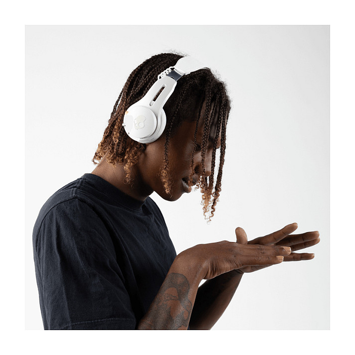 Kufje pa kabllo Skullcandy Icon ANC – Bone/Orange 4